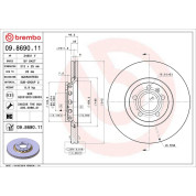 Brembo | Bremsscheibe | 09.8690.11
