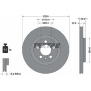 Textar | Bremsscheibe | 92082305