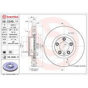 Brembo | Bremsscheibe | 09.C549.11