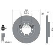 Textar | Bremsscheibe | 93117400