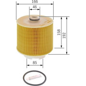 BOSCH | Luftfilter | F 026 400 198