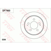 TRW | Bremsscheibe | DF7960