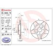 Brembo | Bremsscheibe | 09.5802.76