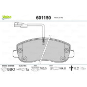 Valeo | Bremsbelagsatz, Scheibenbremse | 601150