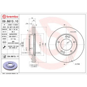 Brembo | Bremsscheibe | 09.B613.11
