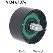 SKF | Umlenk-/Führungsrolle, Keilrippenriemen | VKM 64074