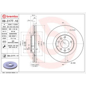 Brembo | Bremsscheibe | 09.C177.11