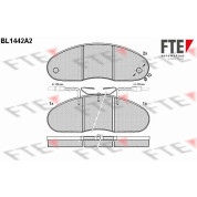 FTE | Bremsbelagsatz, Scheibenbremse | 9011030