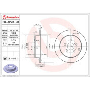 Brembo | Bremsscheibe | 08.A273.21