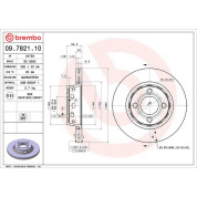 Brembo | Bremsscheibe | 09.7821.10