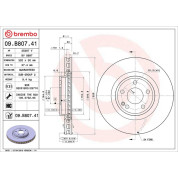 Brembo | Bremsscheibe | 09.B807.41