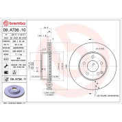 Brembo | Bremsscheibe | 09.A736.11