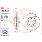 Brembo | Bremsscheibe | 09.A531.10