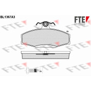 FTE | Bremsbelagsatz, Scheibenbremse | 9010144