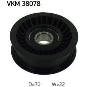 SKF | Umlenk-/Führungsrolle, Keilrippenriemen | VKM 38078