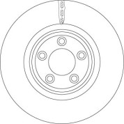 TRW | Bremsscheibe | DF6223S