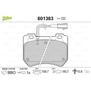 Valeo | Bremsbelagsatz, Scheibenbremse | 601383