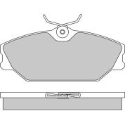 Metzger | Bremsbelagsatz, Scheibenbremse | 1170084