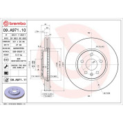 Brembo | Bremsscheibe | 09.A971.11
