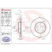 Brembo | Bremsscheibe | 09.8953.11