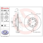 Brembo | Bremsscheibe | 09.8965.10