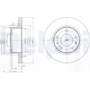 Delphi | Bremsscheibe | BG3752