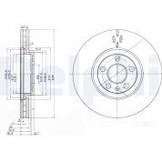 Delphi | Bremsscheibe | BG3740