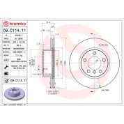 Brembo | Bremsscheibe | 09.C114.11