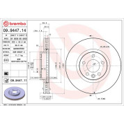 Brembo | Bremsscheibe | 09.9447.11