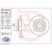 Brembo | Bremsscheibe | 08.A202.11