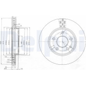 Delphi | Bremsscheibe | BG3909