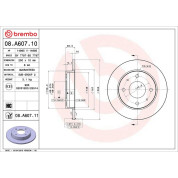 Brembo | Bremsscheibe | 08.A607.11