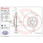 Brembo | Bremsscheibe | 09.C542.11