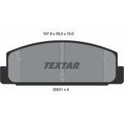 Textar | Bremsbelagsatz, Scheibenbremse | 2003101