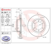 Brembo | Bremsscheibe | 09.D617.11