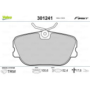 Valeo | Bremsbelagsatz, Scheibenbremse | 301241