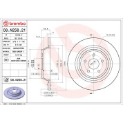 Brembo | Bremsscheibe | 08.N258.21