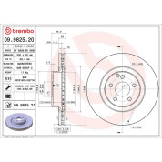 Brembo | Bremsscheibe | 09.9825.21