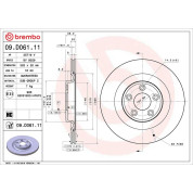 Brembo | Bremsscheibe | 09.D061.11