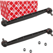 febi bilstein | Stange/Strebe, Stabilisator | 2x Koppelstange für links und rechts | 14558