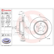 Brembo | Bremsscheibe | 09.C004.11