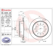 Brembo | Bremsscheibe | 09.A334.21