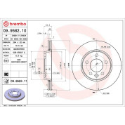 Brembo | Bremsscheibe | 09.9582.11
