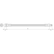 Metzger | Bremsschlauch | 4110996