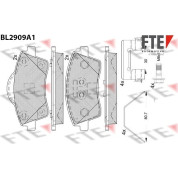 FTE | Bremsbelagsatz, Scheibenbremse | 9011151