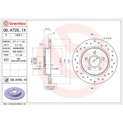 Brembo | Bremsscheibe | 08.A725.1X