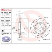 Brembo | Bremsscheibe | 09.8655.1X