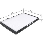 BOSCH | Filter, Innenraumluft | 1 987 432 182