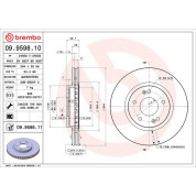 Brembo | Bremsscheibe | 09.9598.11