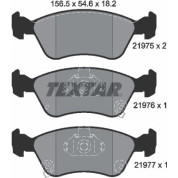 Textar | Bremsbelagsatz, Scheibenbremse | 2197502